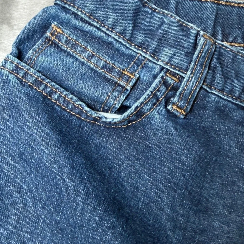 Old Navy Boys Size 16 Straight Jeans Blue Denim Pants School Adjustable Waist